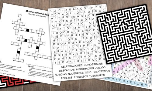 Crea tus propios pasatiempos personalizados
